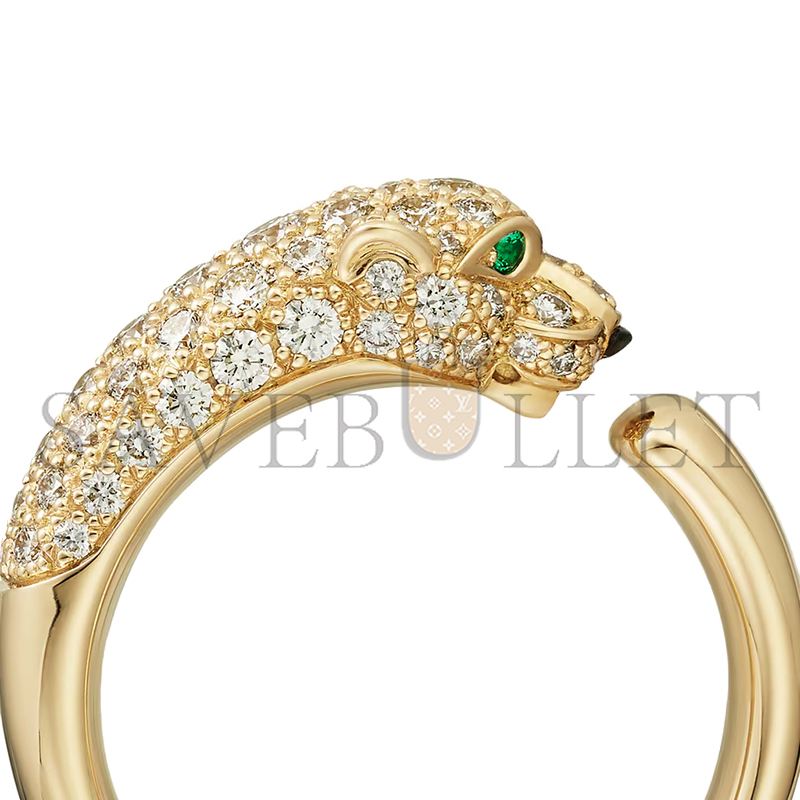 CARTIER PANTHÈRE DE CARTIER RING, SMALL MODEL, SEMI-PAVED N4765800